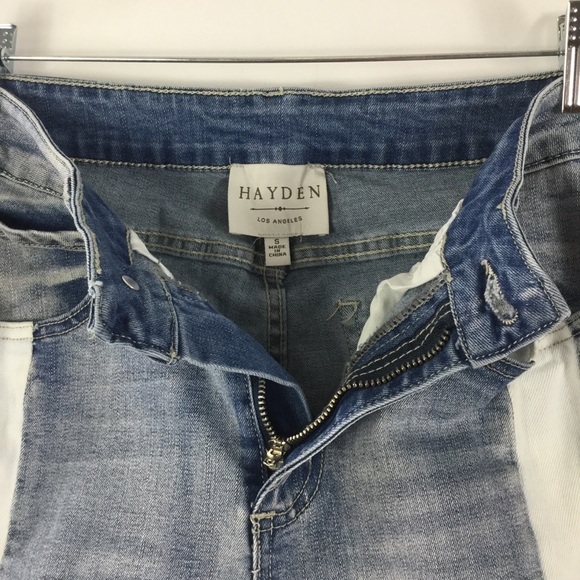 Hayden Los Angeles Stretch Snap Button Skinny Denim Jeans Size S - Picture 13 of 16